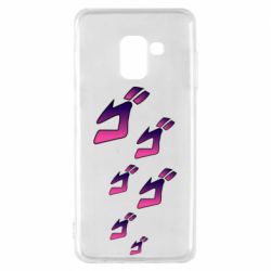 Чехол для Samsung A8 2018 jojo hieroglyphs - PrintSalon