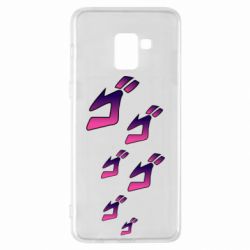 Чехол для Samsung A8+ 2018 jojo hieroglyphs - PrintSalon