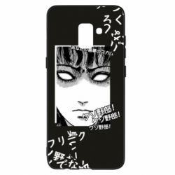 Чехол для Samsung A8+ 2018 Junji Ito - Shock - PrintSalon