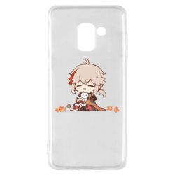 Чохол для Samsung A8 2018 Кадзуха з котом - PrintSalon