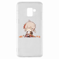 Чохол для Samsung A8+ 2018 Кадзуха з котом - PrintSalon