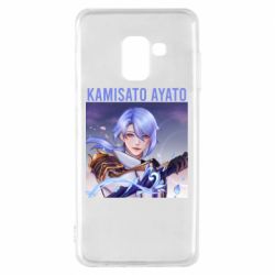 Чехол для Samsung A8 2018 Kamisato Ayato - PrintSalon