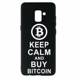 Чехол для Samsung A8+ 2018 Keep calm and by bitcoin - PrintSalon