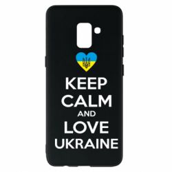 Чехол для Samsung A8+ 2018 Keep calm and love - PrintSalon