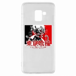 Чехол для Samsung A8+ 2018 Ken Kaneki - PrintSalon