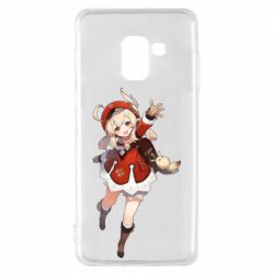 Чехол для Samsung A8 2018 Klee Genshin Impact - PrintSalon