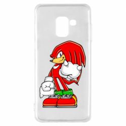 Чехол для Samsung A8 2018 Knuckles the Echidna - PrintSalon