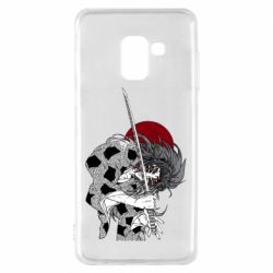 Чехол для Samsung A8 2018 Kokushibo Tsugikuni - PrintSalon