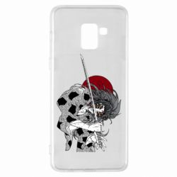 Чехол для Samsung A8+ 2018 Kokushibo Tsugikuni - PrintSalon