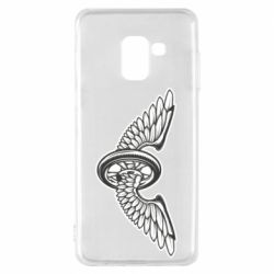 Чехол для Samsung A8 2018 Колесо и крылья - PrintSalon