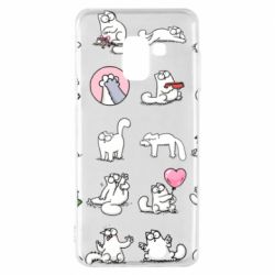 Чохол для Samsung A8 2018 Кот Саймона емоції - PrintSalon