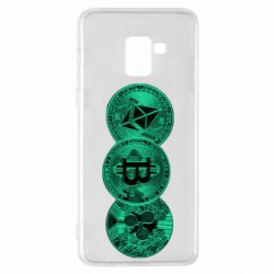 Чехол для Samsung A8+ 2018 Криптовалюта - PrintSalon