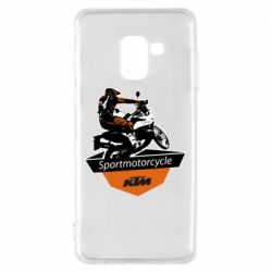 Чехол для Samsung A8 2018 KTM Sportmotorcycle Art - PrintSalon