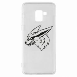 Чехол для Samsung A8+ 2018 Kurama line art - PrintSalon