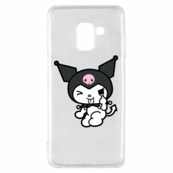 Чехол для Samsung A8 2018 Kuromi hello kitty - PrintSalon
