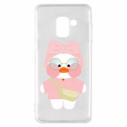Чехол для Samsung A8 2018 Лалафанфан в свитере - PrintSalon