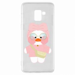 Чехол для Samsung A8+ 2018 Лалафанфан в свитере - PrintSalon
