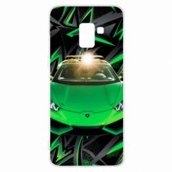 Чехол для Samsung A8+ 2018 Lamborghini Huracan - PrintSalon