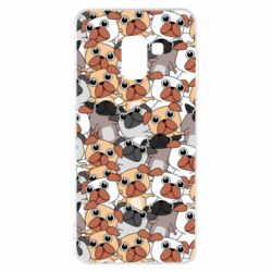 Чохол для Samsung A8 2018 Little puppies - PrintSalon