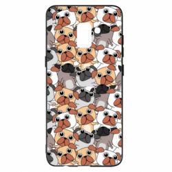 Чохол для Samsung A8+ 2018 Little puppies - PrintSalon