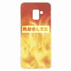 Чохол для Samsung A8+ 2018 Logo and fire - PrintSalon