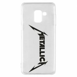 Чехол для Samsung A8 2018 Logo Metallica - PrintSalon