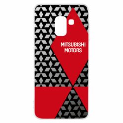 Чехол для Samsung A8 2018 Logo Mitsubishi Motors - PrintSalon