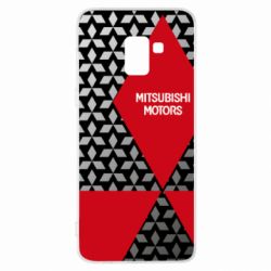 Чехол для Samsung A8+ 2018 Logo Mitsubishi Motors - PrintSalon
