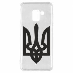 Чехол для Samsung A8 2018 Маленький герб України - PrintSalon