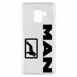 Чехол для Samsung A8 2018 MAN - PrintSalon