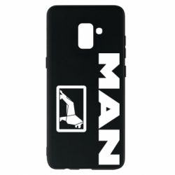 Чехол для Samsung A8+ 2018 MAN - PrintSalon