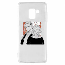 Чехол для Samsung A8 2018 Manjiro And Draken - PrintSalon