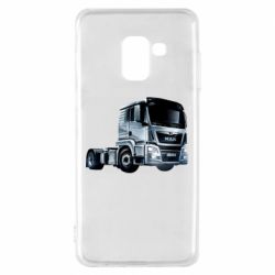 Чехол для Samsung A8 2018 MEN truck - PrintSalon
