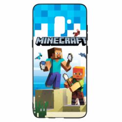 Чехол для Samsung A8+ 2018 Minecraft summer - PrintSalon