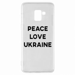 Чехол для Samsung A8+ 2018 Мир, любовь, Украина - PrintSalon