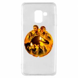 Чехол для Samsung A8 2018 Мир Юрского Периода Доминион - PrintSalon