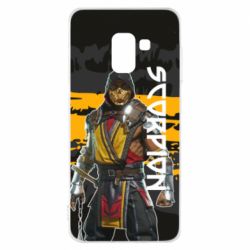Чехол для Samsung A8 2018 Mortal Kombat-Scorpion - PrintSalon