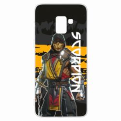 Чехол для Samsung A8+ 2018 Mortal Kombat-Scorpion - PrintSalon
