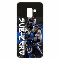 Чехол для Samsung A8 2018 Mortal Kombat  Sub-Zero - PrintSalon