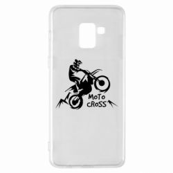 Чехол для Samsung A8+ 2018 Motocross sport - PrintSalon