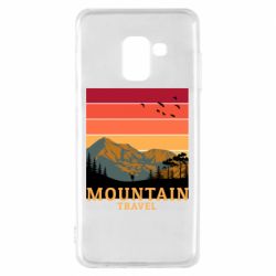 Чехол для Samsung A8 2018 Mountain travel - PrintSalon