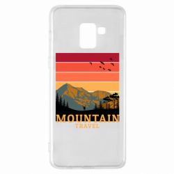 Чехол для Samsung A8+ 2018 Mountain travel - PrintSalon