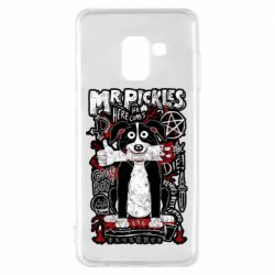 Чехол для Samsung A8 2018 Mr pickles the dog - PrintSalon