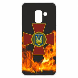 Чехол для Samsung A8 2018 Нацгвардія Вогонь - PrintSalon