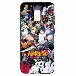 Чохол для Samsung A8+ 2018 Наруто Герої - PrintSalon