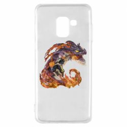Чехол для Samsung A8 2018 Natsu with a dragon