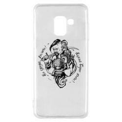 Чехол для Samsung A8 2018 Не грусти казак, пусть враг плачет - PrintSalon