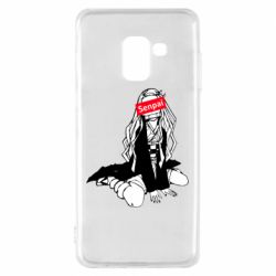 Чехол для Samsung A8 2018 Недзуко - сенпай