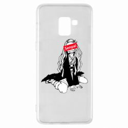 Чехол для Samsung A8+ 2018 Недзуко - сенпай - PrintSalon