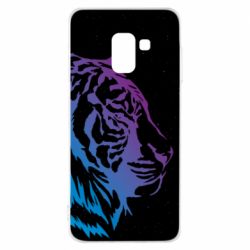 Чохол для Samsung A8 2018 Neon Tiger - PrintSalon